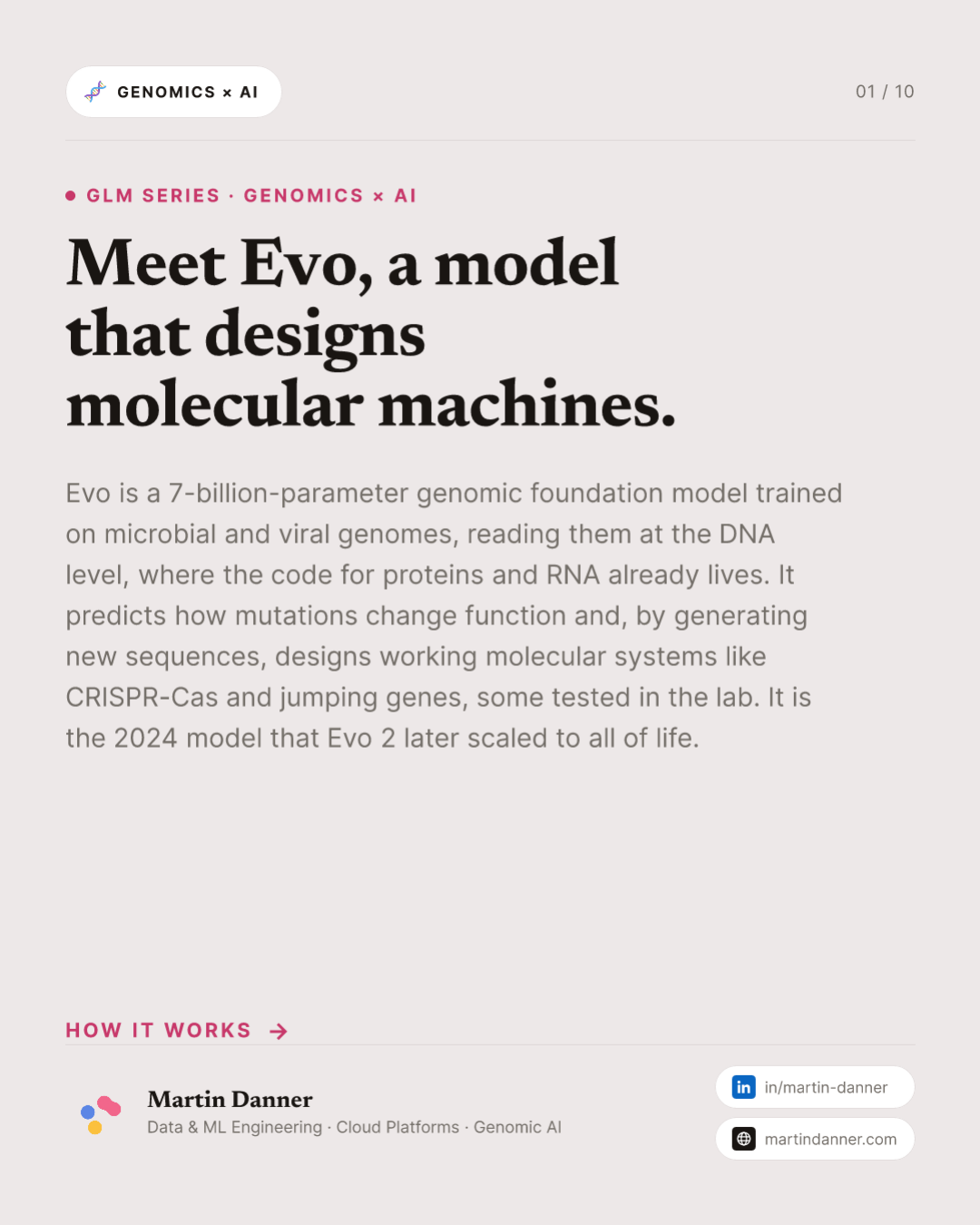 Evo: a model that designs molecular machines