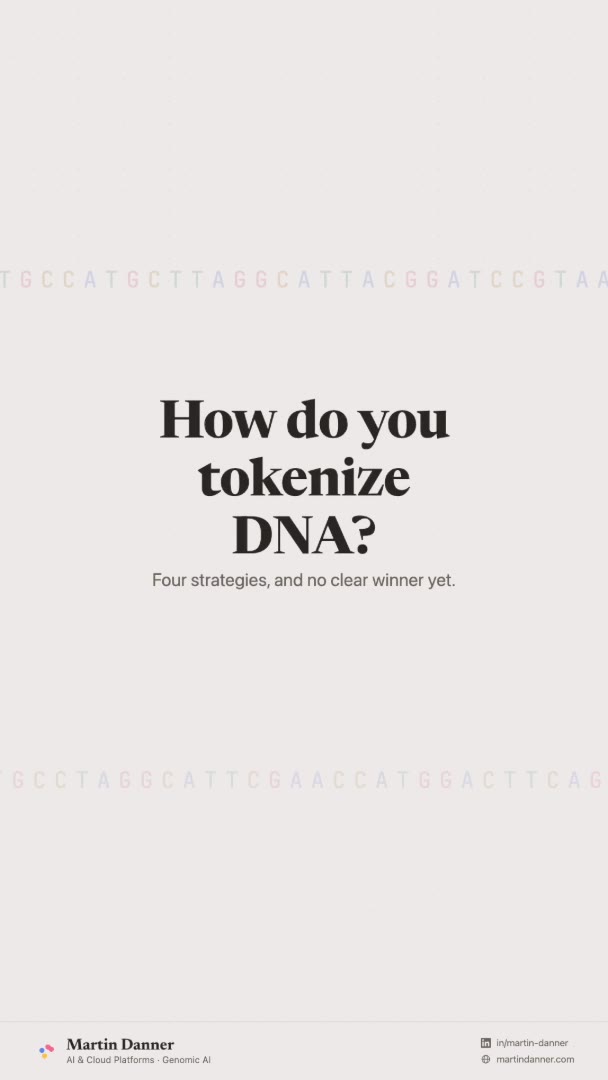 How do you tokenize DNA?